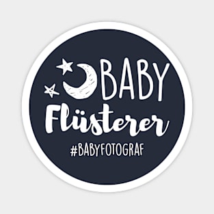 Babyfotograf (white) Magnet